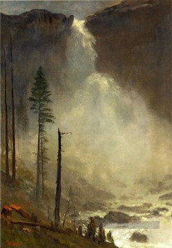 Rivières et ruisseaux œuvres - Chutes du Nevada Albert Bierstadt paysage ruisseaux